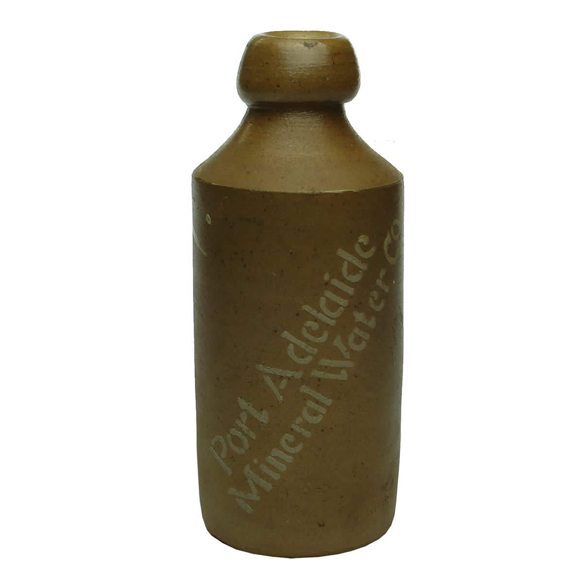 Ginger Beer. Port Adelaide Mineral Water Co. Salt Glaze with raised lettering. (South Australia)