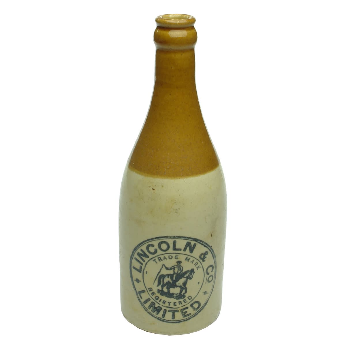 Ginger Beer. Lincoln & Co Limited. Narrandera etc. Crown Seal. Champagne. Tan Top. (New South Wales)