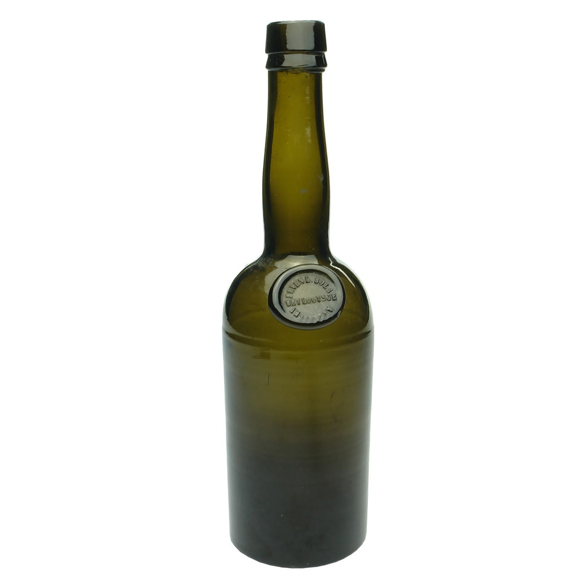 Gin. Erven L. Bols, Het Lootsje, Amsterdam. Sealed. Black/Olive. 13 oz.