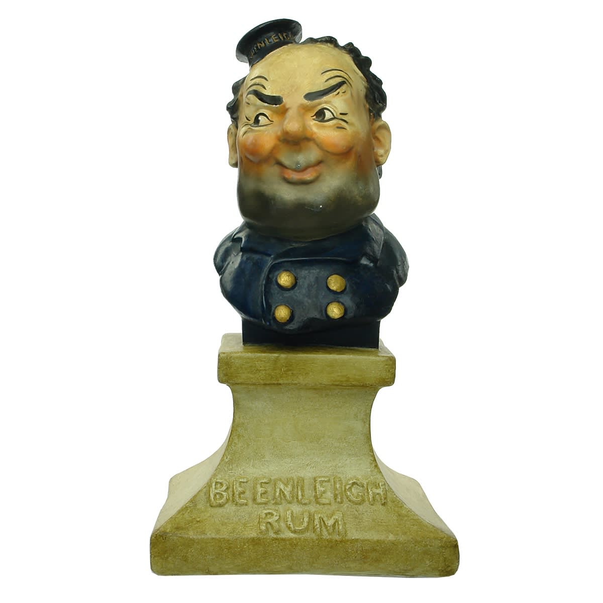 Spirits. Beenleigh Rum Plaster Bosun Bill Advertising Statue. 460 mm. (Queensland)