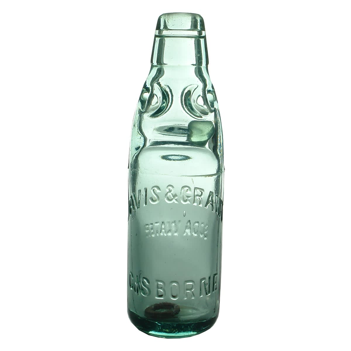 Codd. Davis & Grant, Gisborne. Dobson. Aqua. 6 oz. (Victoria)