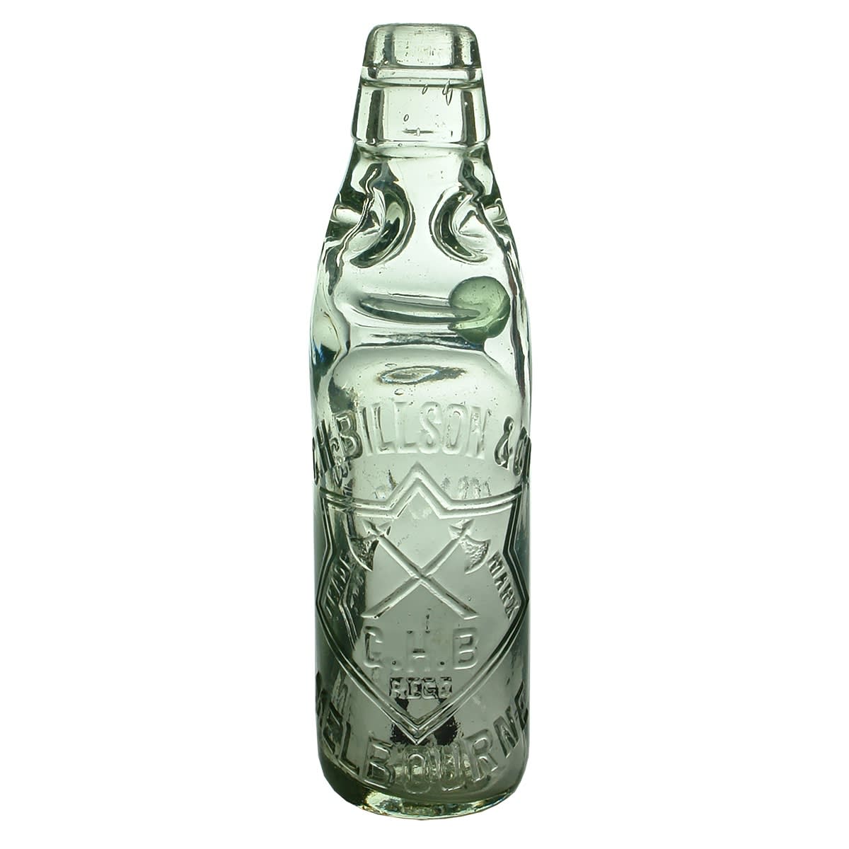 Codd. G. H. Billson & Co., Melbourne. Dobson. Aqua. 6 oz. (Victoria)