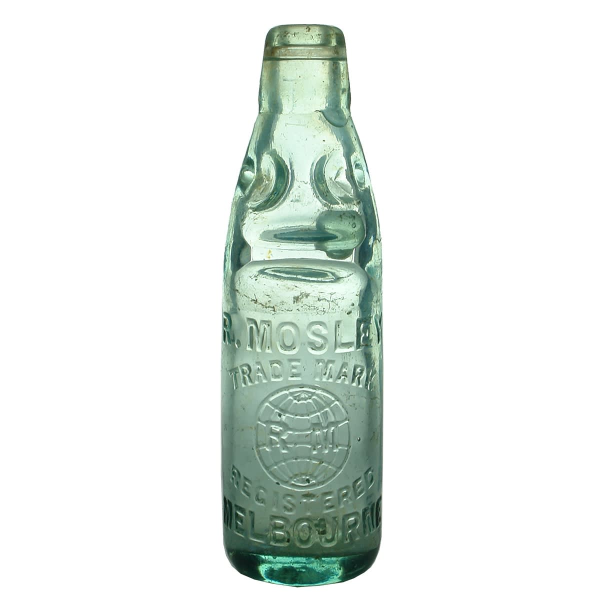 Codd. R. Mosley, Melbourne. Dobson. Applied Top. Aqua. 6 oz. (Victoria)