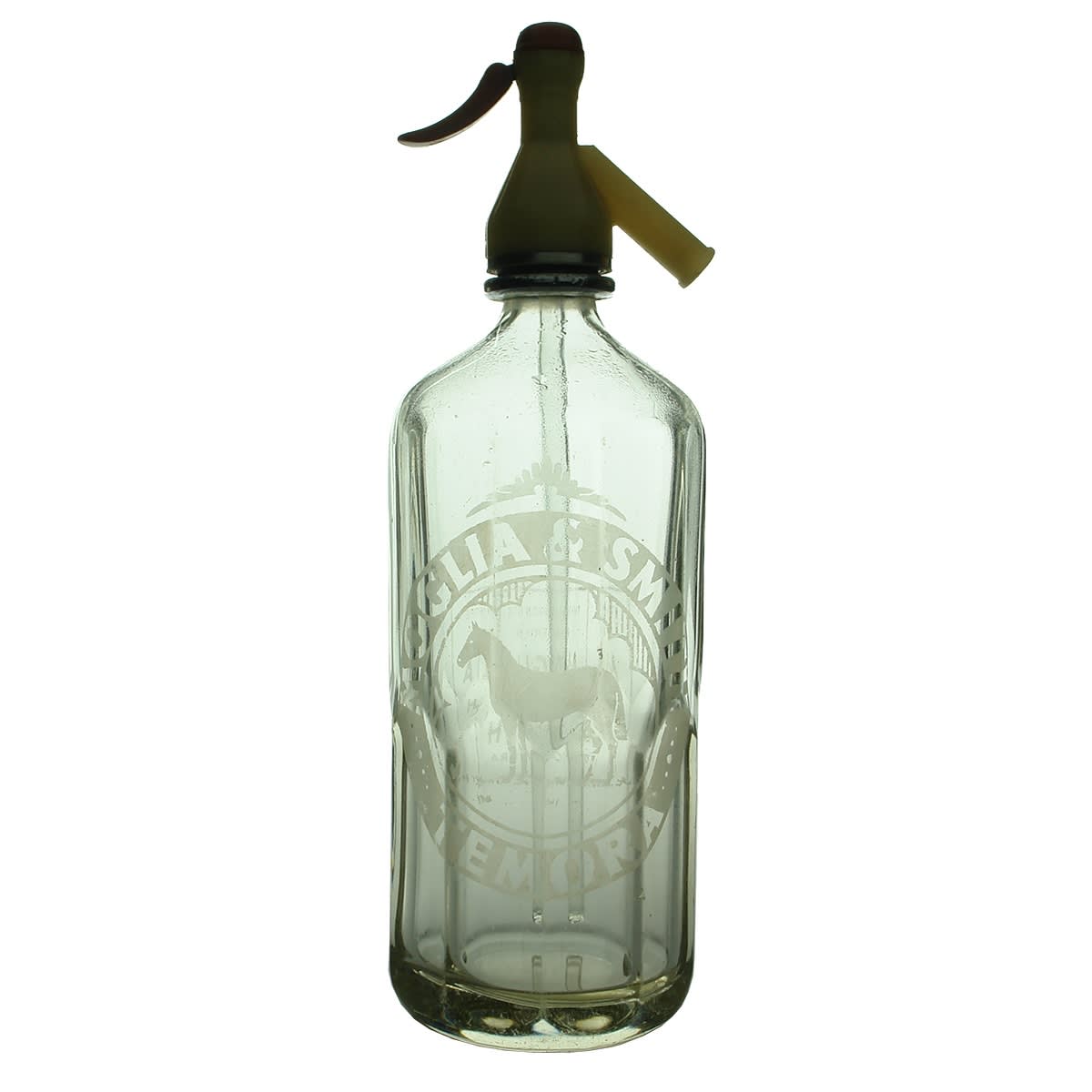 Soda Syphon. Moglia & Smith, Temora. St. James Shape. 30 oz. (New South Wales)