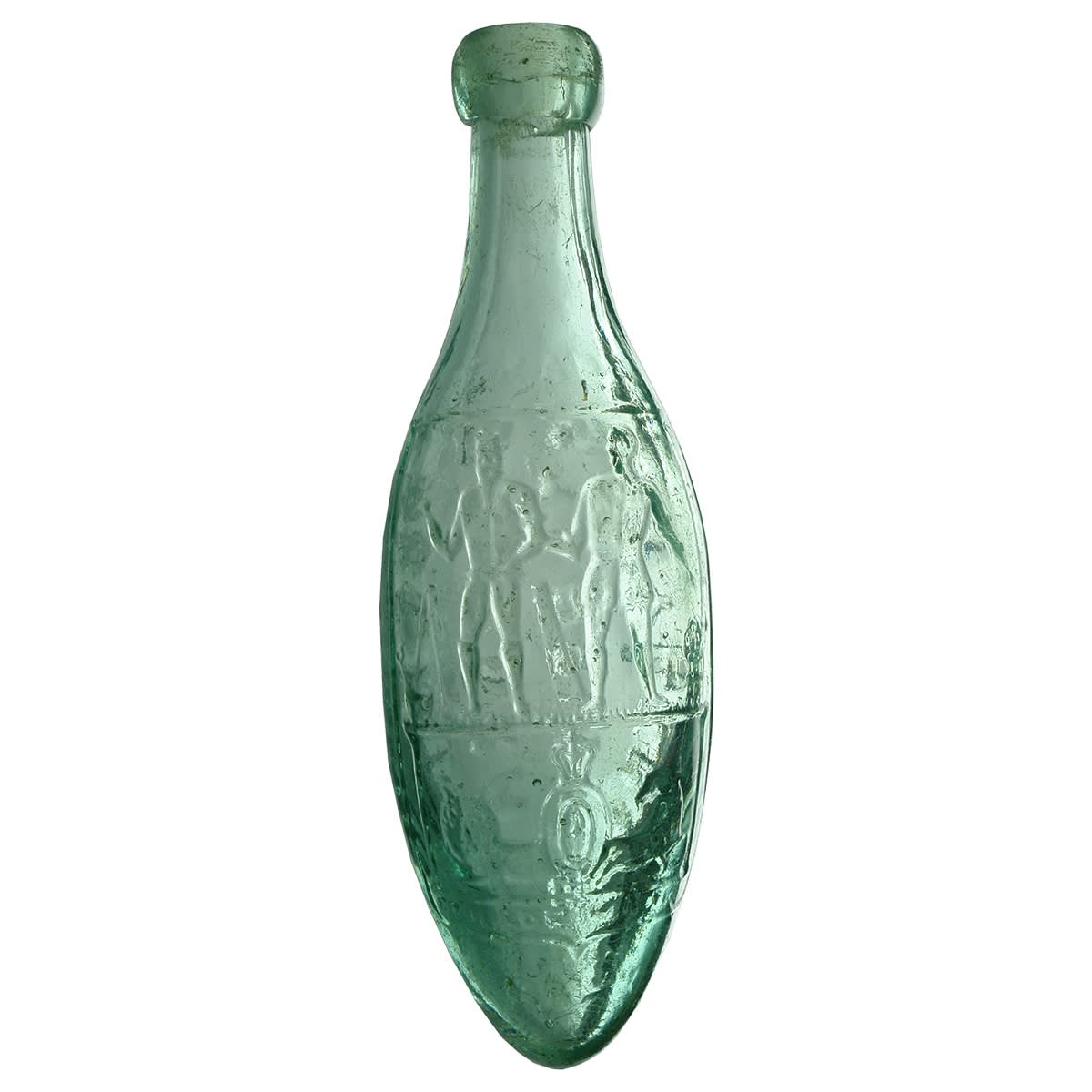 Torpedo. E. Rowlands, Ballarat, Melbourne & Sydney. Miner & Farmer. Bold embossing variety. (Victoria & New South Wales)