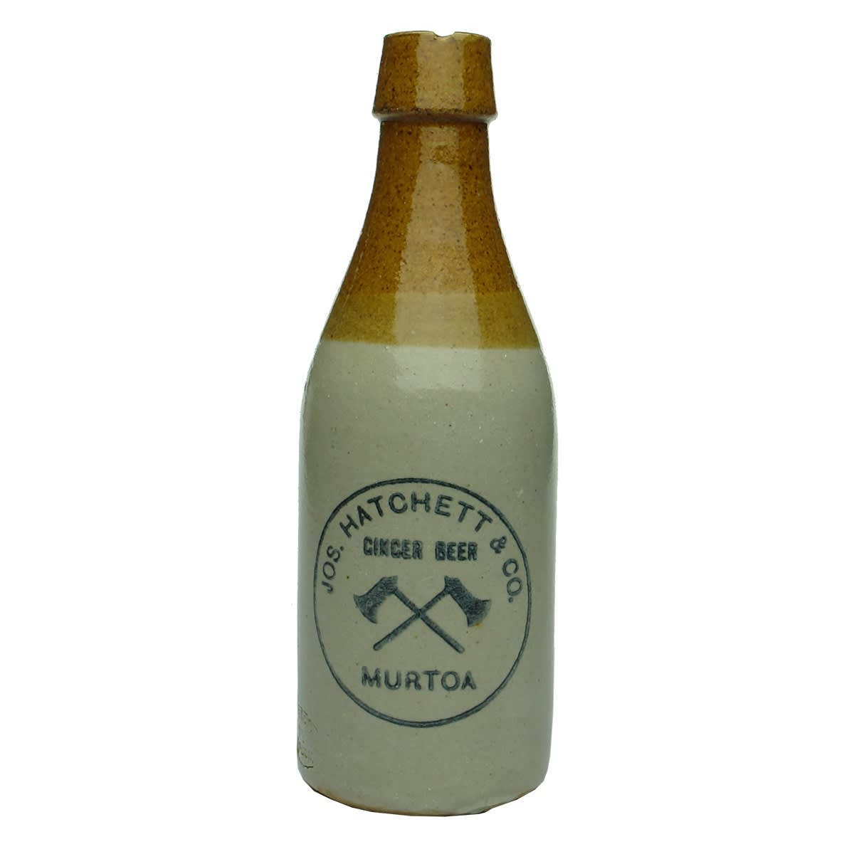 Ginger Beer. Jos. Hatchett & Co, Murtoa. Champagne. Tan Top. (Victoria)