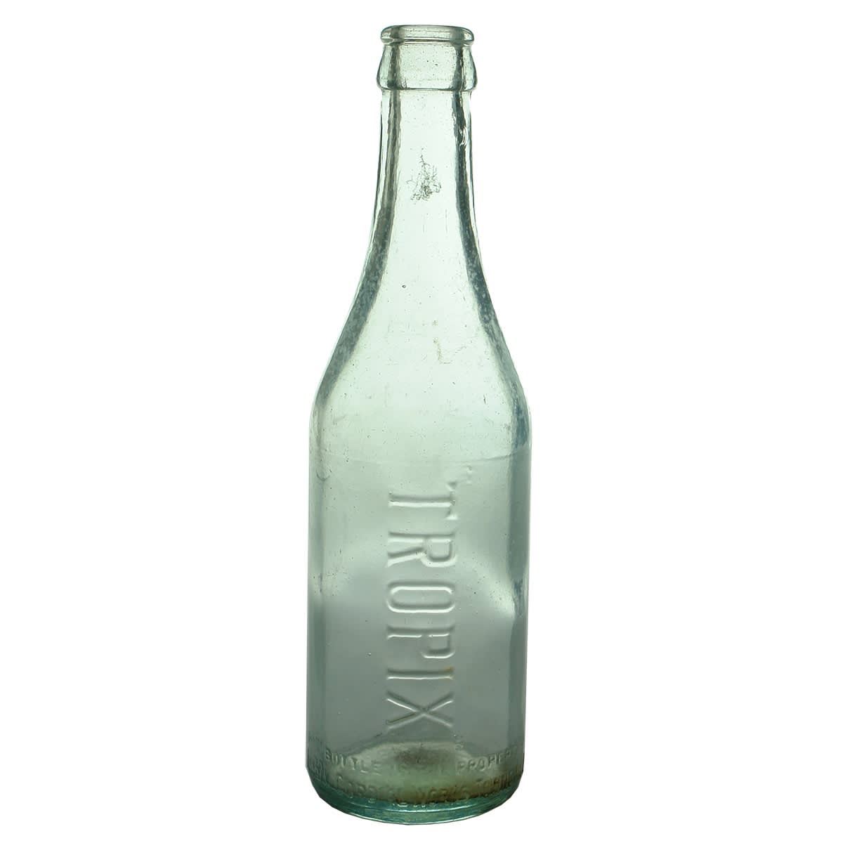 Crown Seal. Tropix Cordial Works Townsville. Aqua. 10 oz. (Queensland)