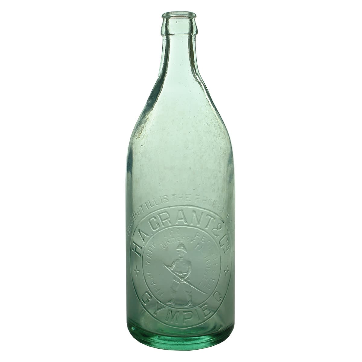 Crown Seal. H. A. Grant & Co., The Quencher. Gympie. 24 oz. (Queensland)