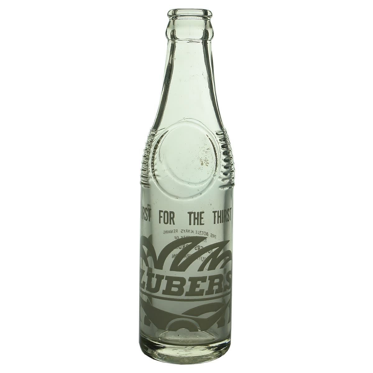 Ceramic Label Crown Seal. Zubers Cordials South Grafton. Opera House design. Bullet type. (New South Wales)