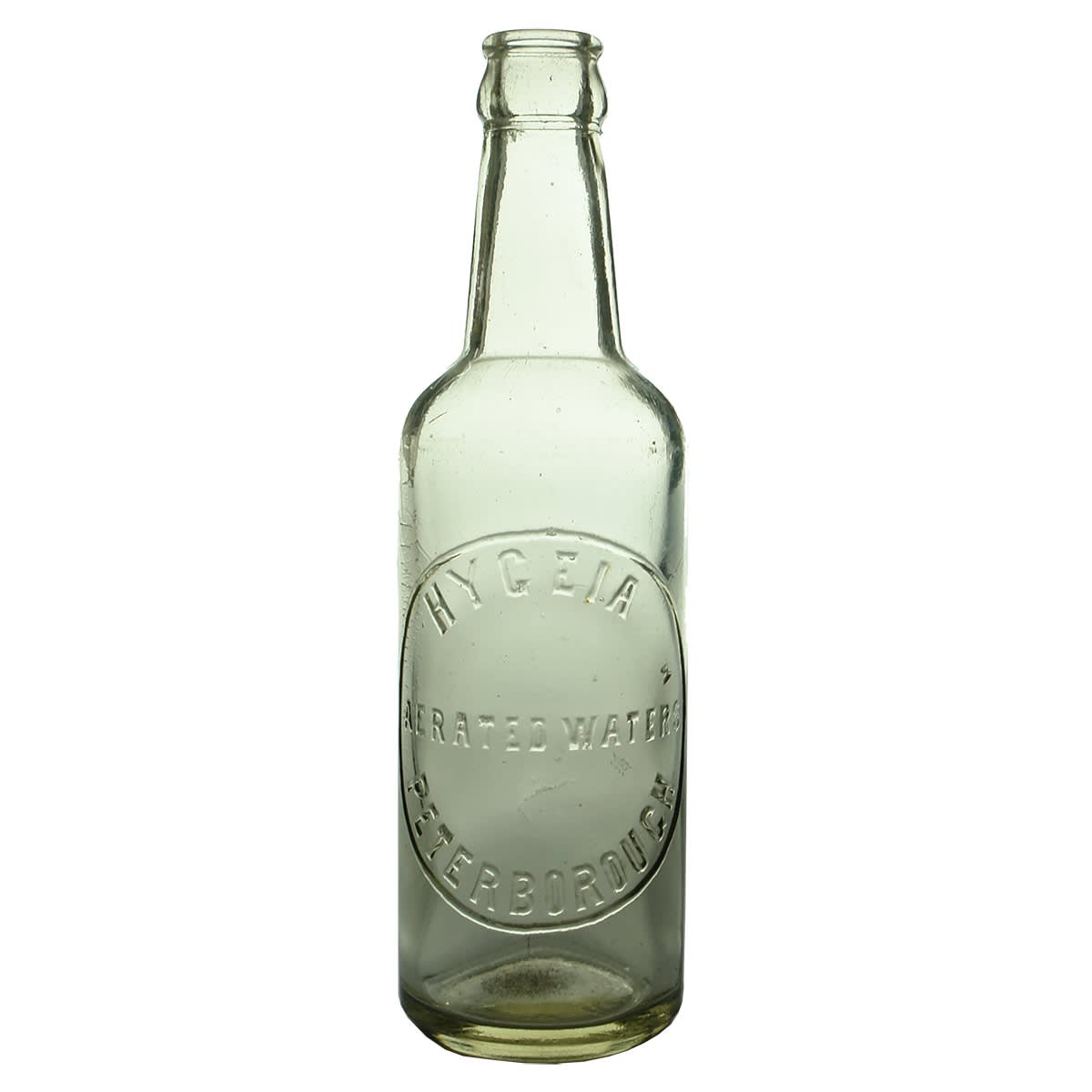 Crown Seal. Hygeia Aerated Waters, Peterborough. Shouldered. Clear. 10 oz. (South Australia)