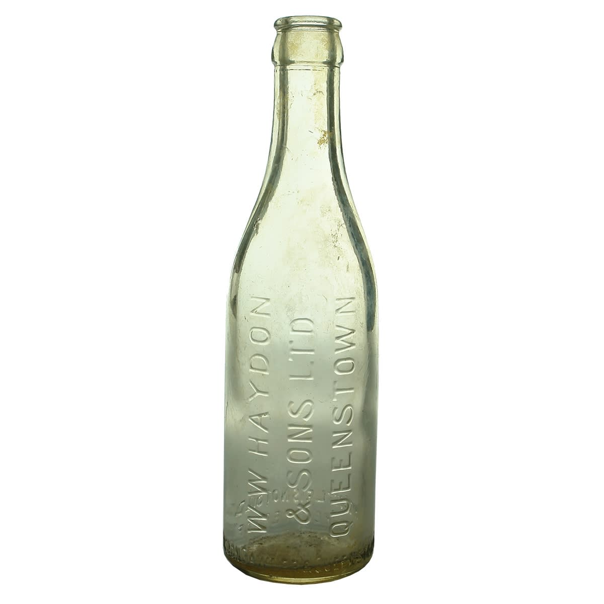 Crown Seal. W. W. Haydon & Sons Ltd, Queenstown. Clear. 10 oz. (South Australia)