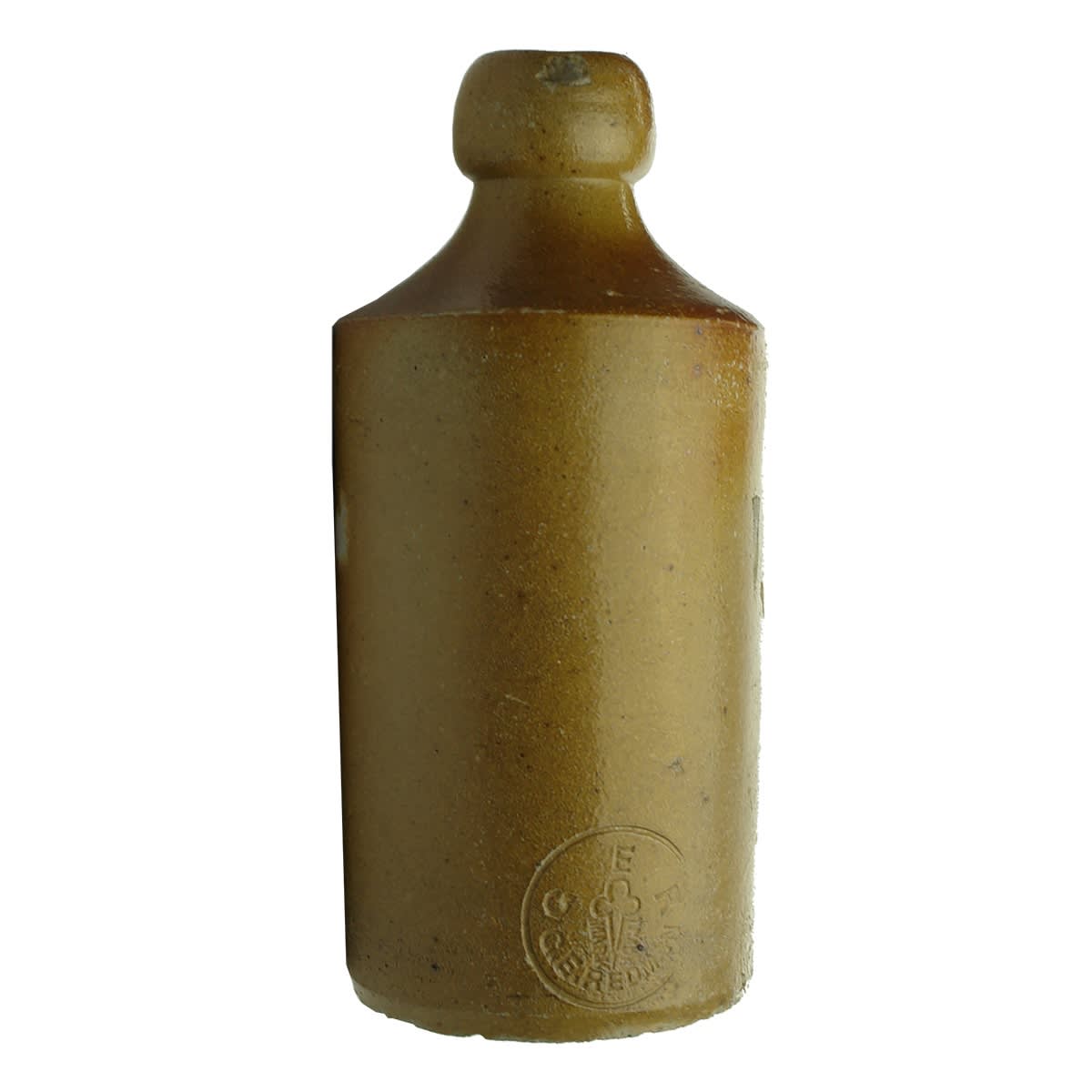 Ginger Beer. G. E. Redman. Impressed. Salt Glaze. (Newcastle, New South Wales)