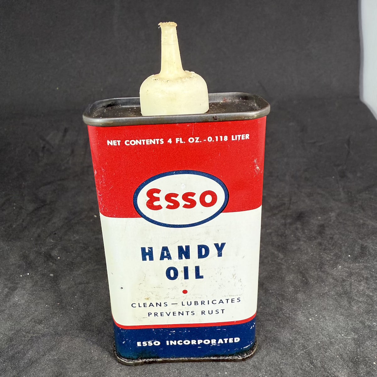 Household Oiler. Oil Tin. Esso Handy Oil. Esso Incorporated. Made in U. S. A.
