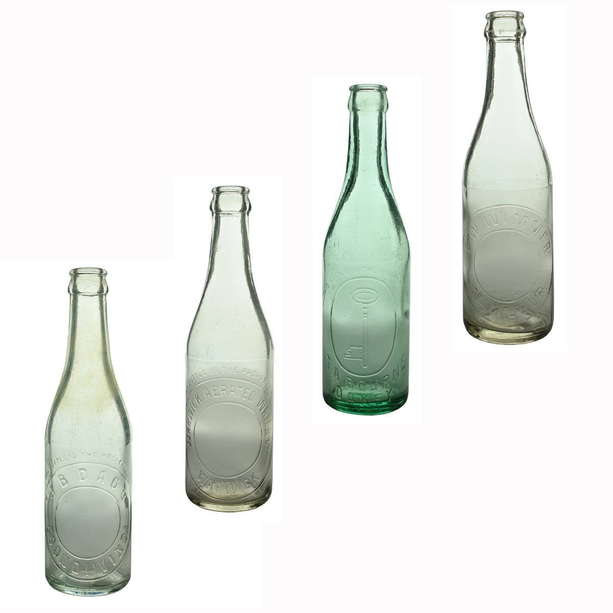 4 QLD Crown Seala. J. B. Dagg, Goondiwindi; Warwick Aerated Waters; T. A. Bourne, Oakey; F. W. Wimmer, Nambour. 10 oz. (Queensland)