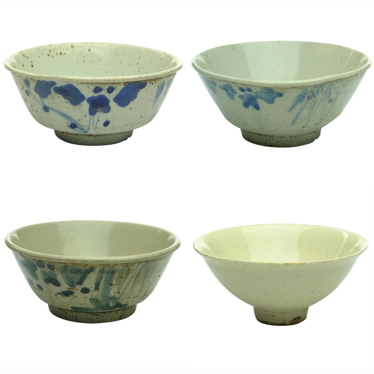 Chinese. Four Early Chinese Bowls. (China)