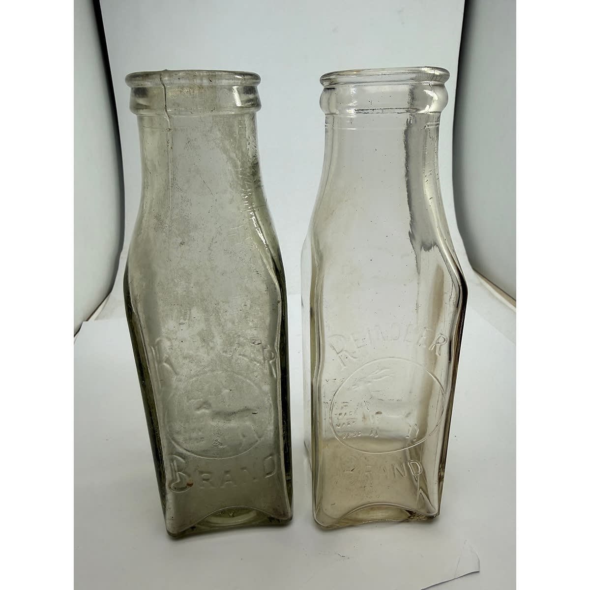 2 Pickles: Earlier and later Reindeer Brand from Perth. H. Rayner & Co (earlier) and H. Rayner & Sons (later). (Western Australia)