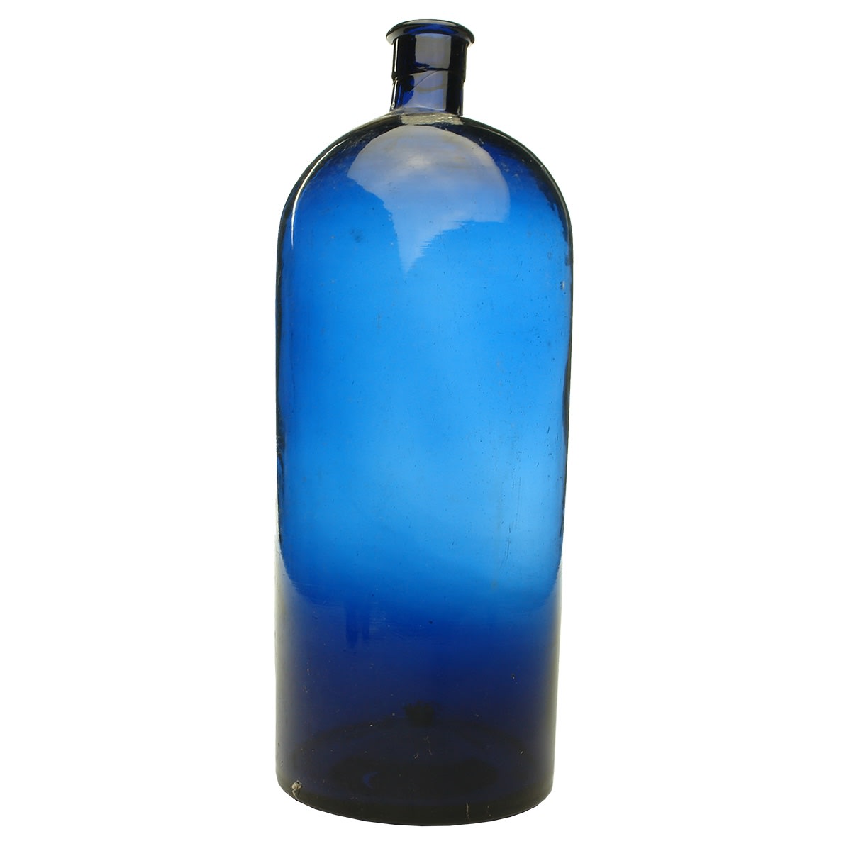 Chemist. Large bulk cobalt cylinder. 335 mm.