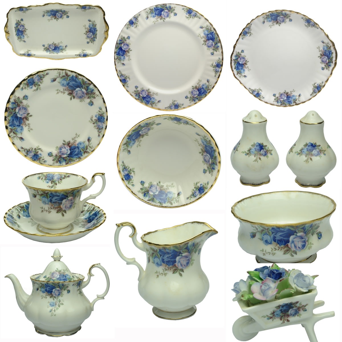 China. Royal Albert Moonlight Rose Dinner Set! Full 38 piece set! (United Kingdom)