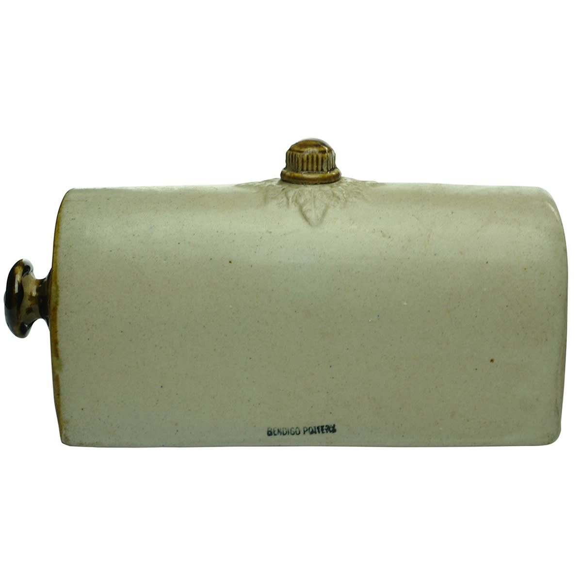 Pottery. Bendigo Pottery Breadloaf Foot Warmer. (Victoria)