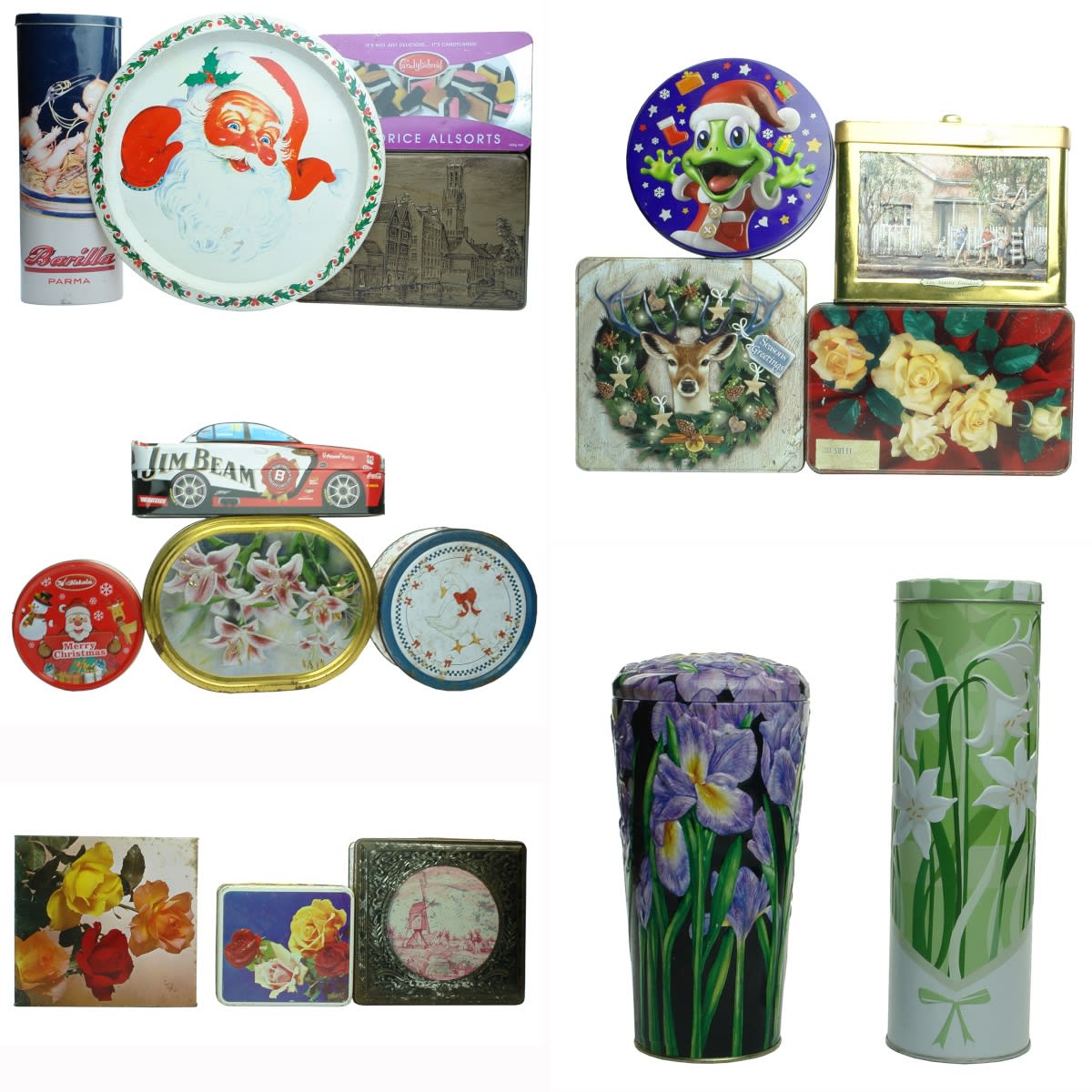 17 Assorted large tins. Various brands and subjects.