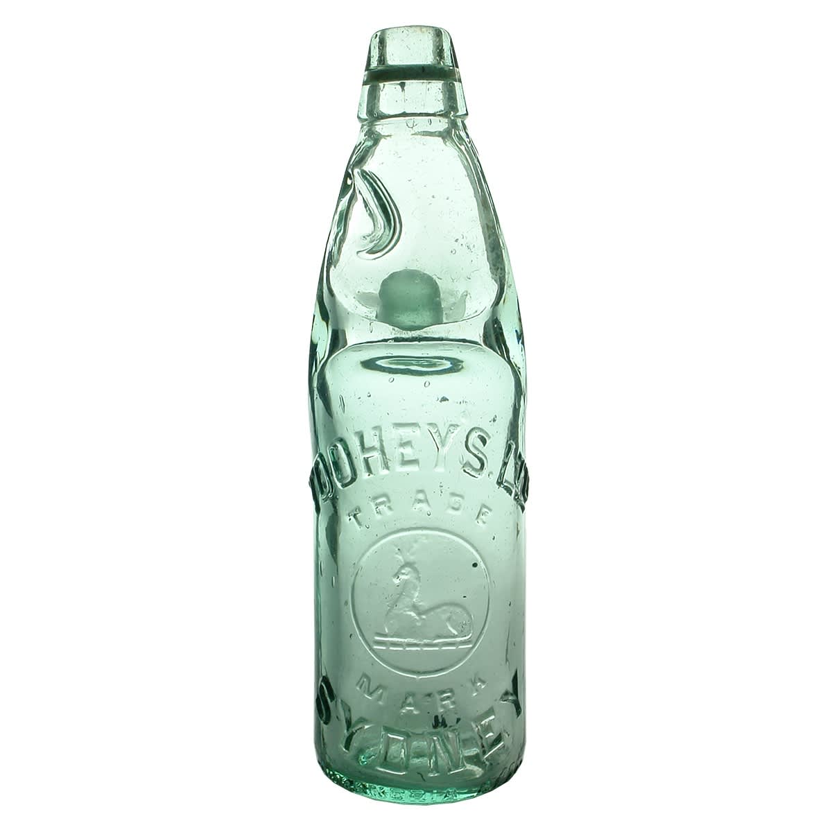 Codd. Toohey's Ltd, Sydney. Stag. Vance & Ross Alexandria Glass Bottle Works. 10 oz. (New South Wales)