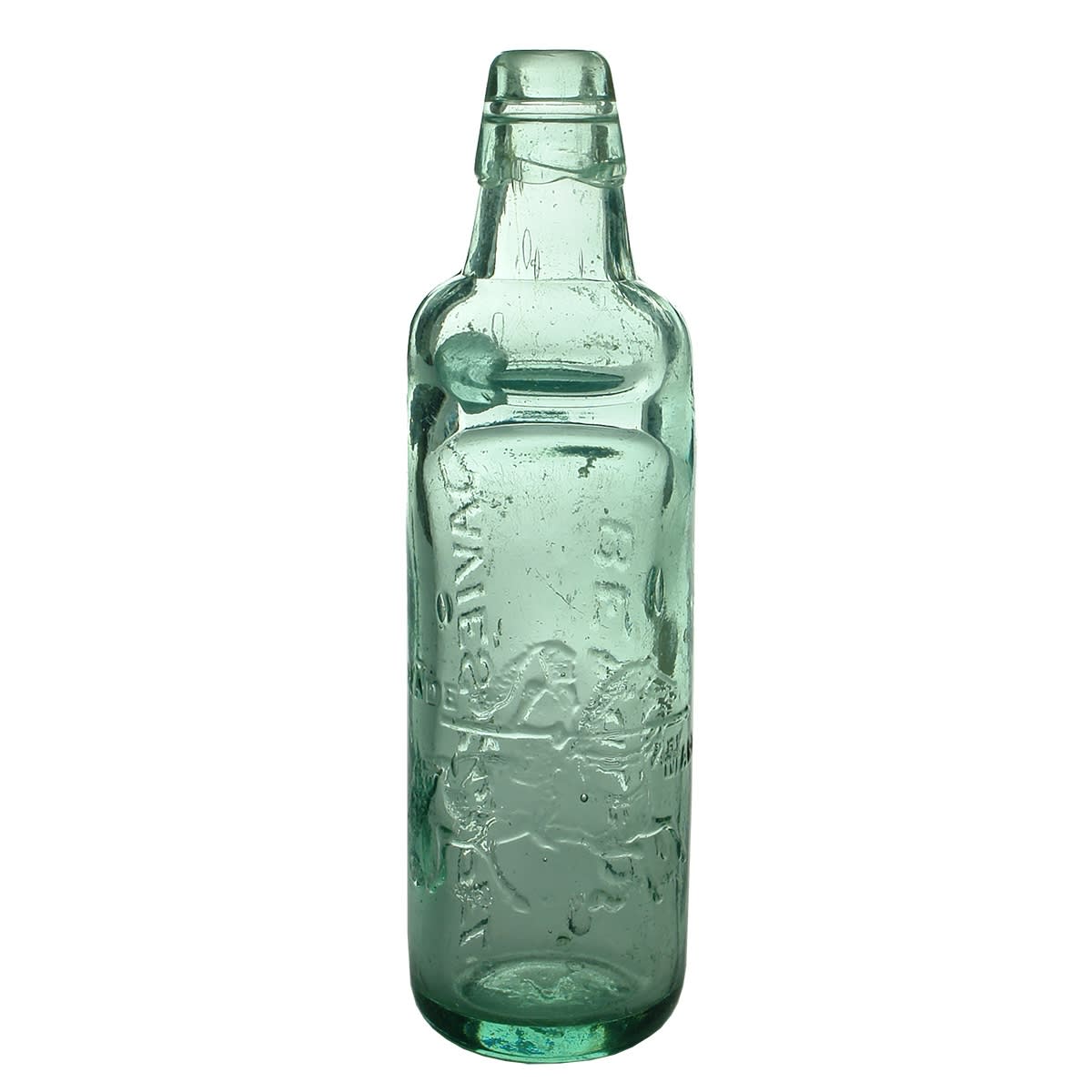 Codd. Davies & Capel, Bendigo. Knight on Horseback. All Way Pour. 10 oz. (Victoria)