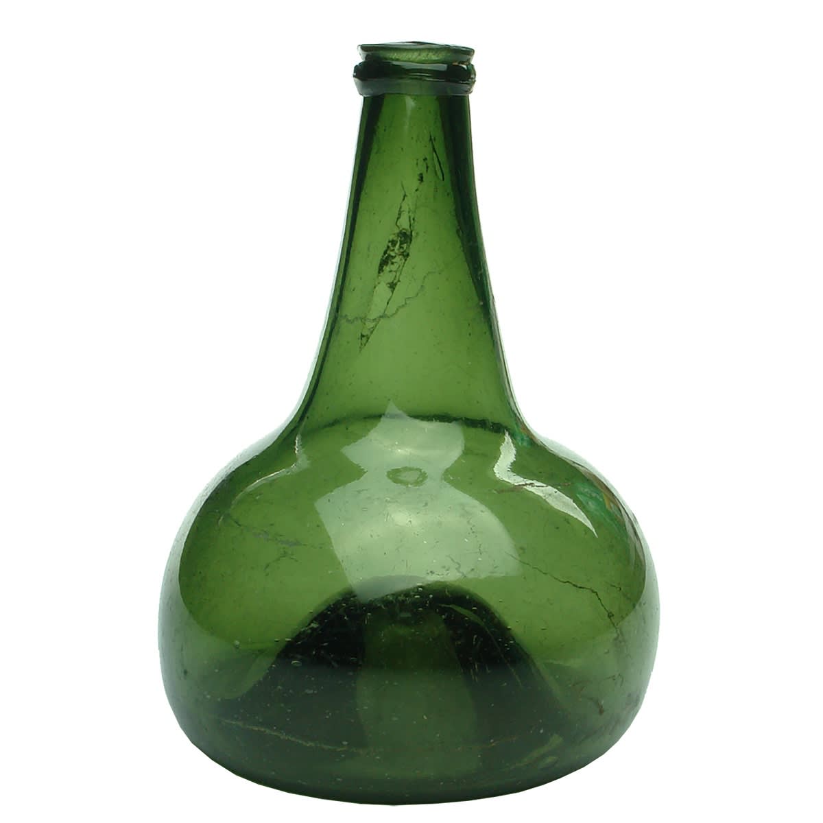 Early Glass. Dutch Onion with Pontil.