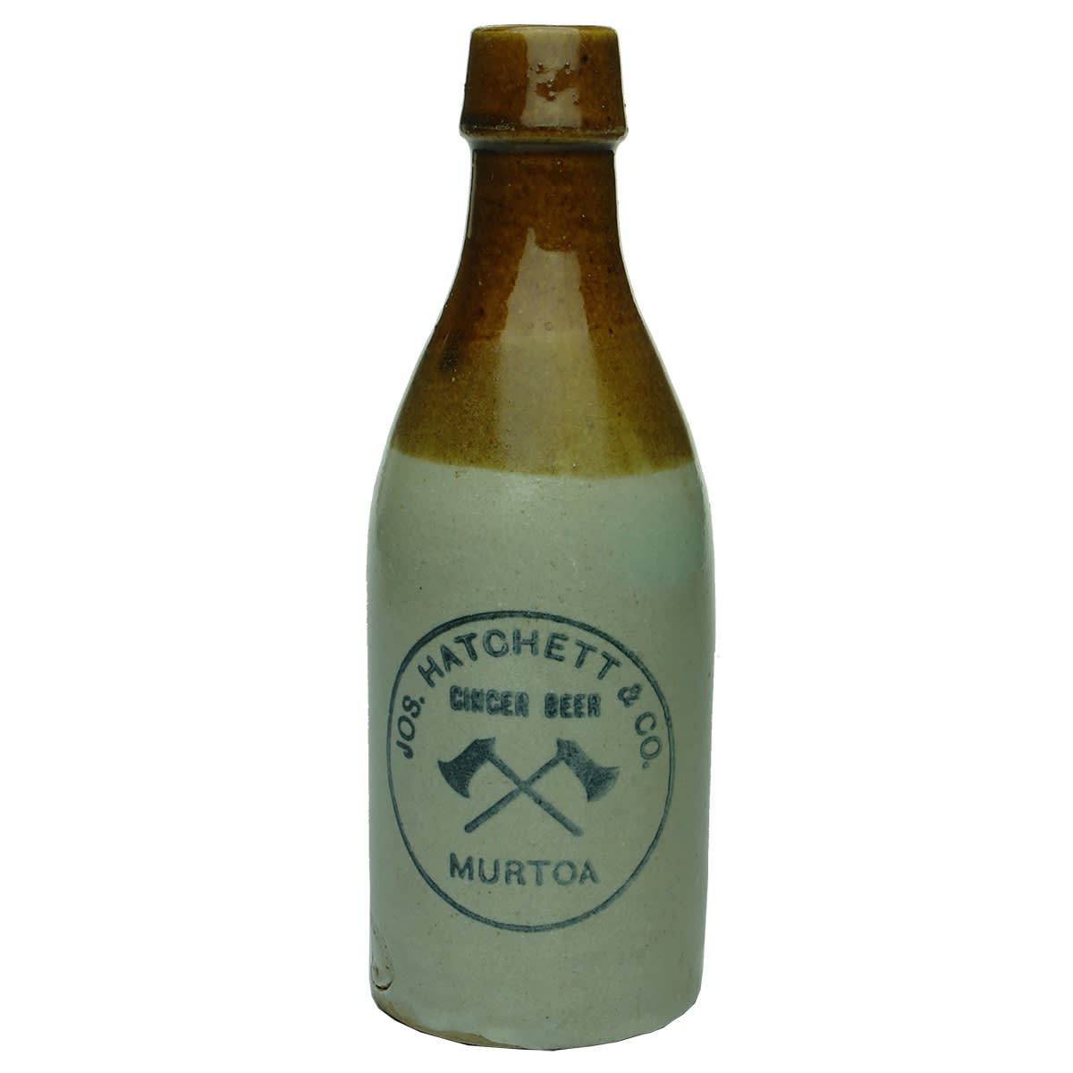 Ginger Beer. Jos. Hatchett & Co, Murtoa. Champagne. Tan Top. (Victoria)