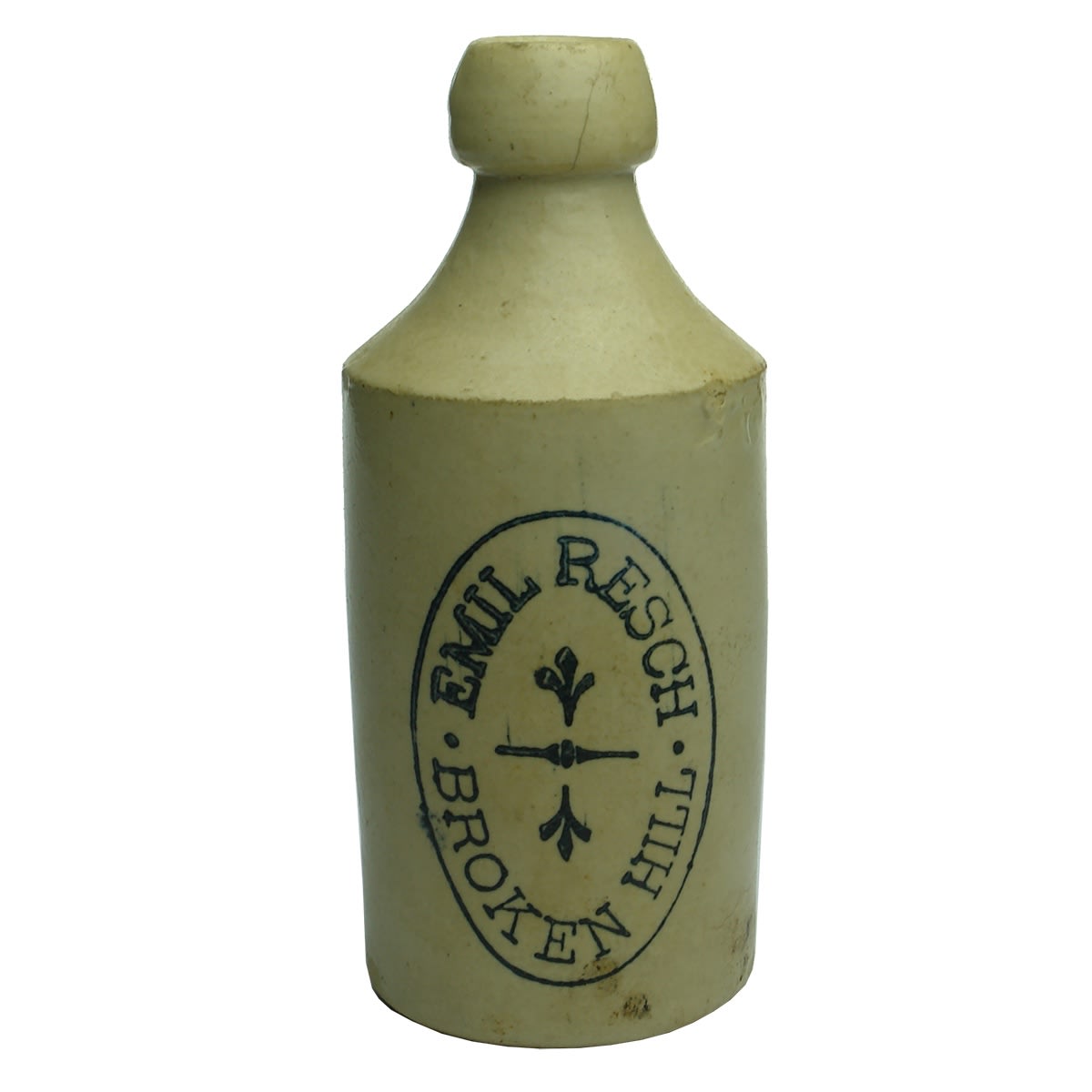 Ginger Beer. Emil Resch, Broken Hill. Pinnacle Brand. Dump. All White. (New South Wales)