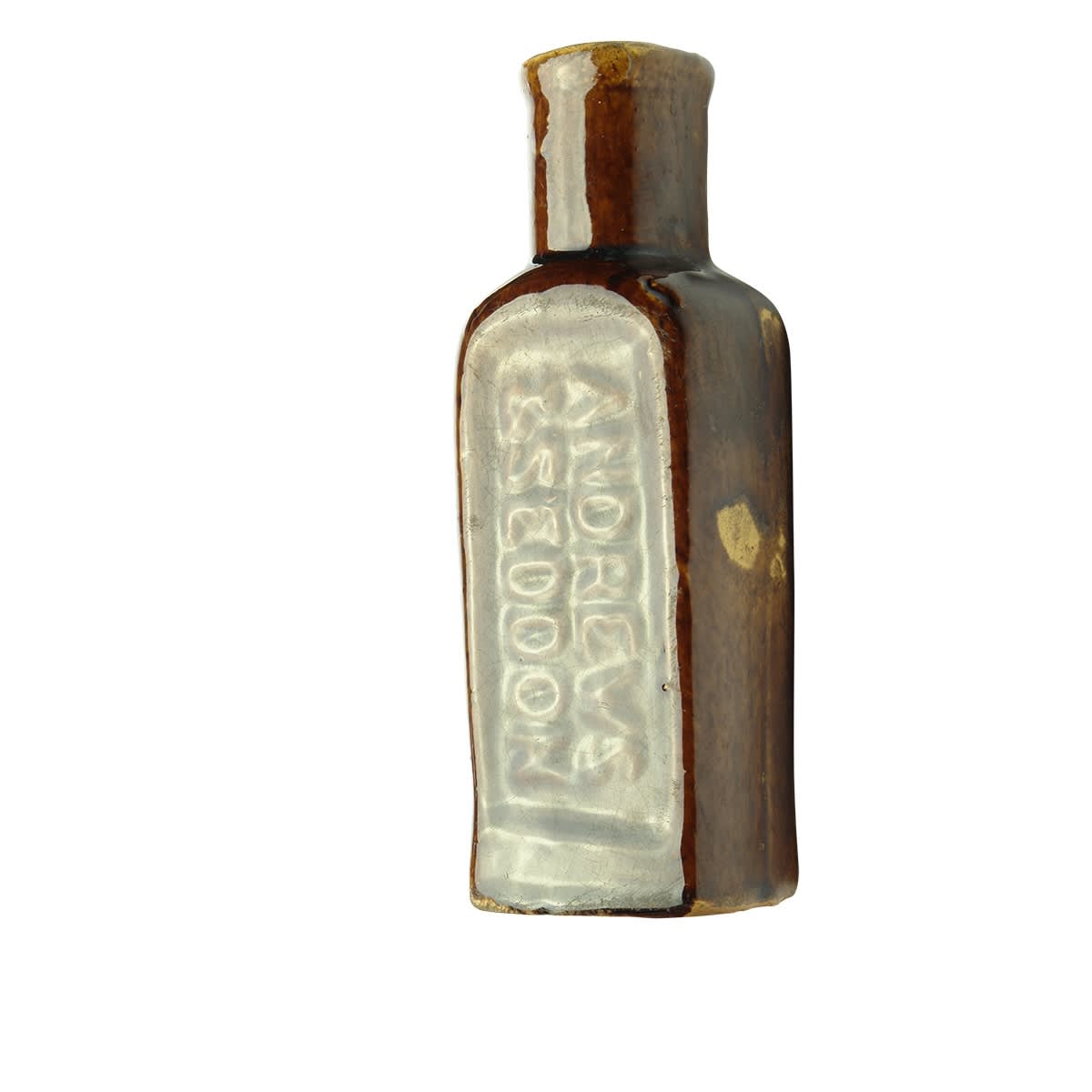 Polish. Andrews & Seddon. Chocolate glaze. Larger size. Campbell's Pottery. 138 mm. (Tasmania)