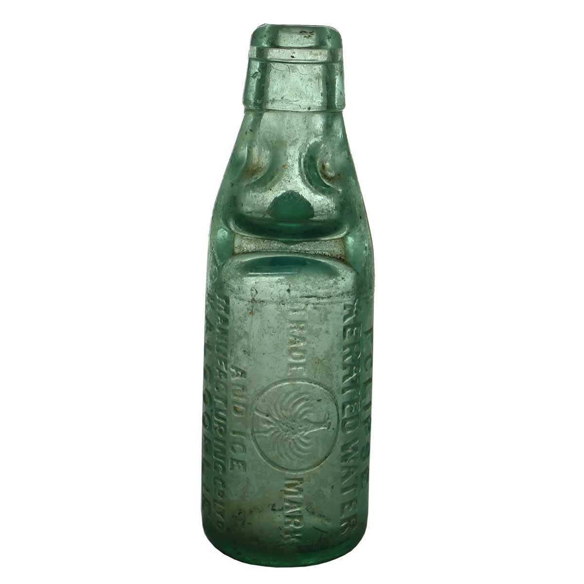 Codd. Eclipse Aerated Water And Ice Manufacturing Co. Ltd., Kalgoorlie. Dobson. Aqua. 6 oz. (Western Australia)