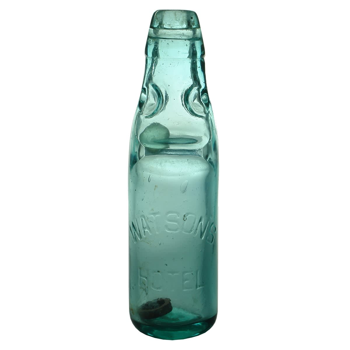 Codd. Watson's Hotel. Dobson. Aqua. 6 oz. (Melbourne, Victoria)