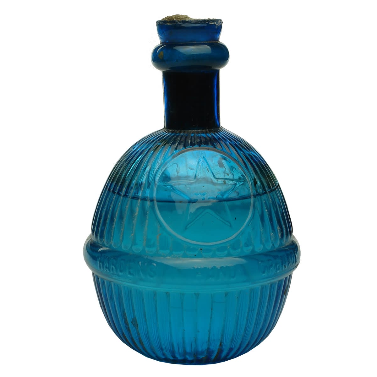 Fire Extinguisher. Hardens Hand Grenade. Star. Turquoise Blue.