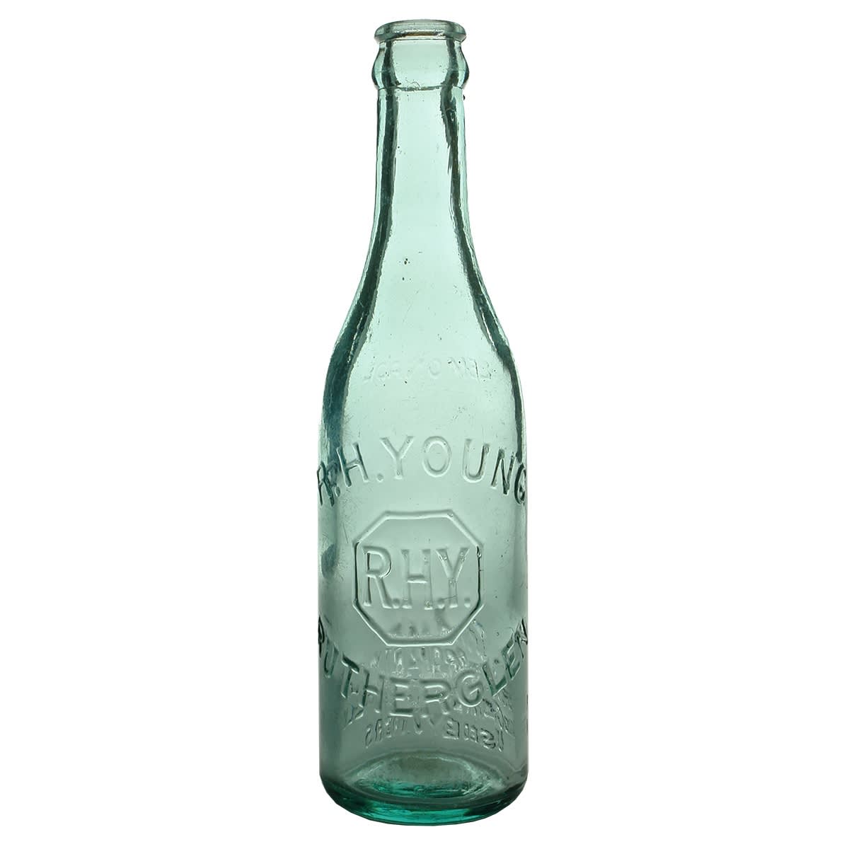 Crown Seal. R. H. Young, Rutherglen. Lemonade. AGM. Aqua. 10 oz. (Victoria)