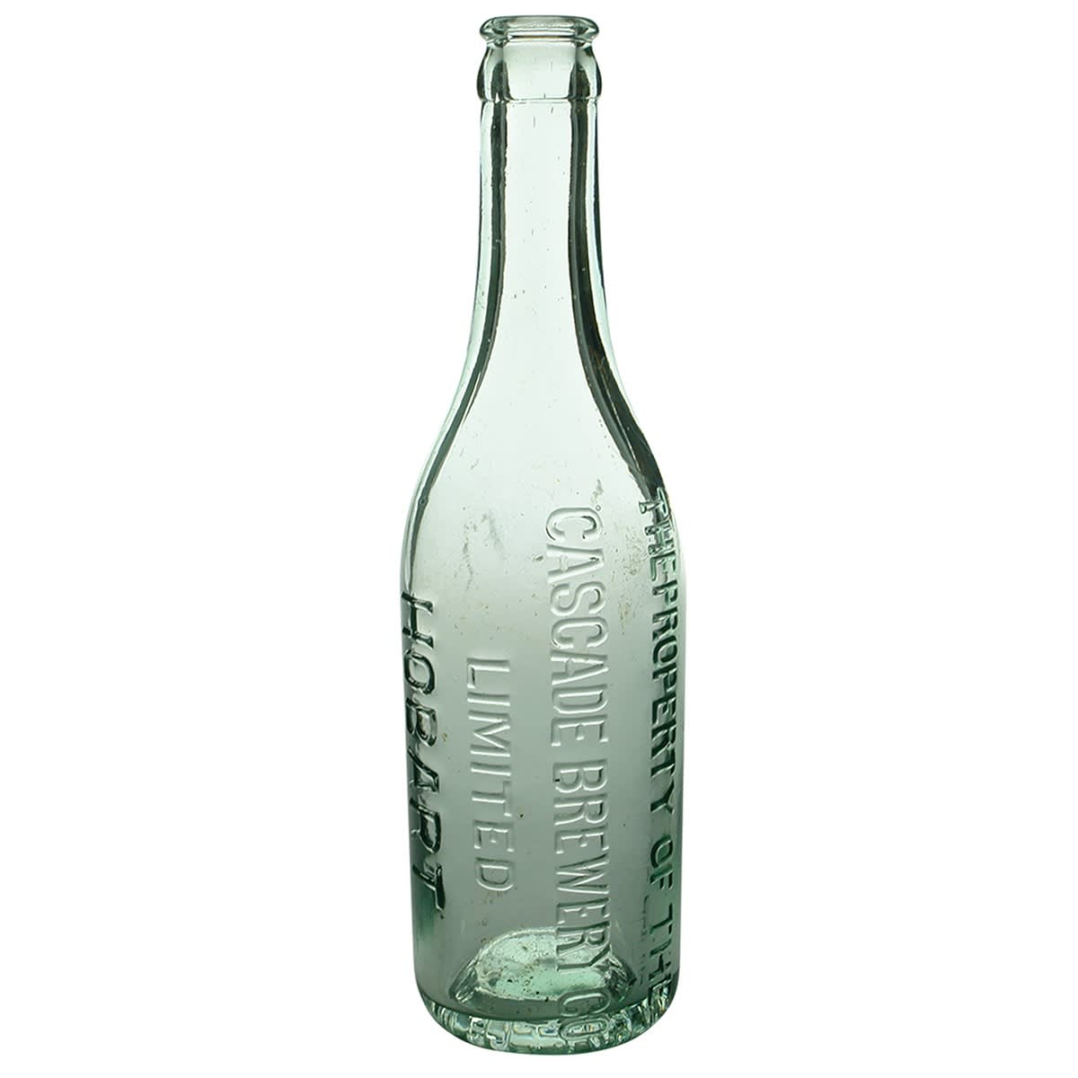 Crown Seal. The Cascade Brewery Co Limited, Hobart. Made in Japan. Spun top. Aqua. 10 oz. (Tasmania)