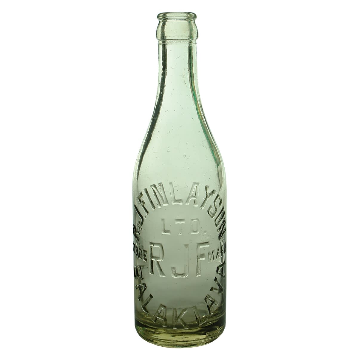 Crown Seal. R. J. Finlayson, Balaklava. Clear. 10 oz. (South Australia)