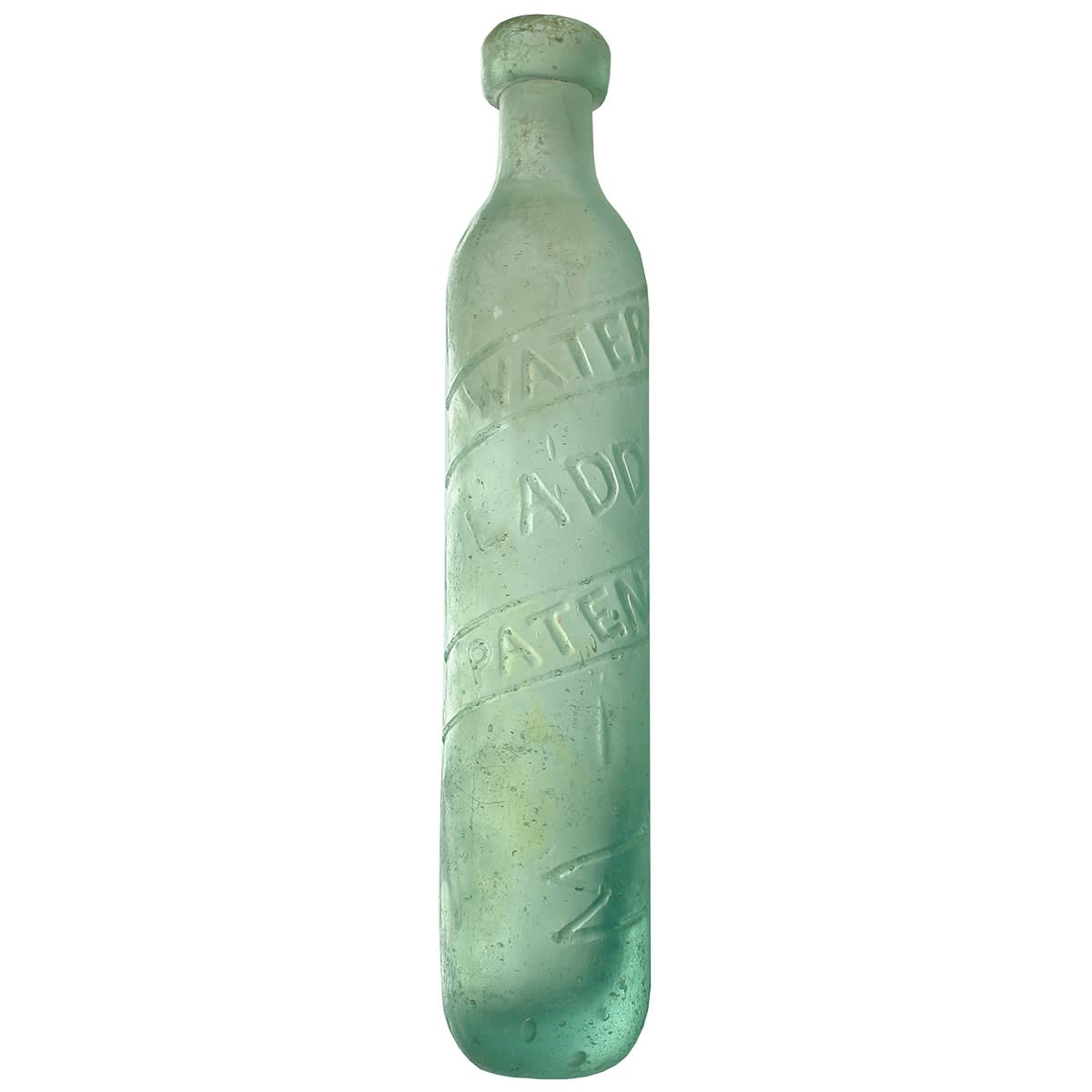 Maugham. J. O. Ladd, Maughams Patent Carrara Water. Spiral Ribbon. 10 oz. (Adelaide, South Australia)