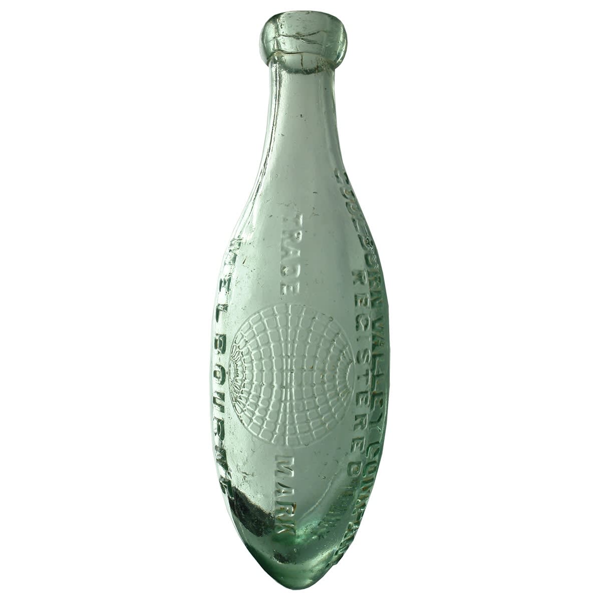 Torpedo. Goulburn Valley Company, Melbourne. Globe. Aqua. 10 oz. (Victoria)