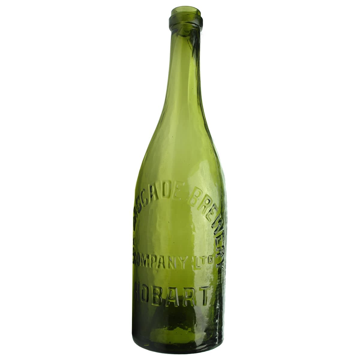 Beer. Cascade Brewery, Hobart. Ring Seal. Green. 26 oz. (Tasmania)