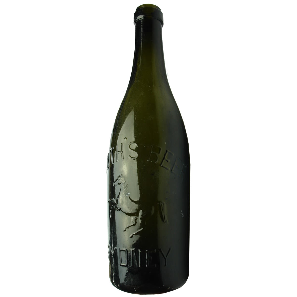 Beer. Tooth's Beer, Sydney. Ring Seal. Green. 26 oz. (New South Wales)