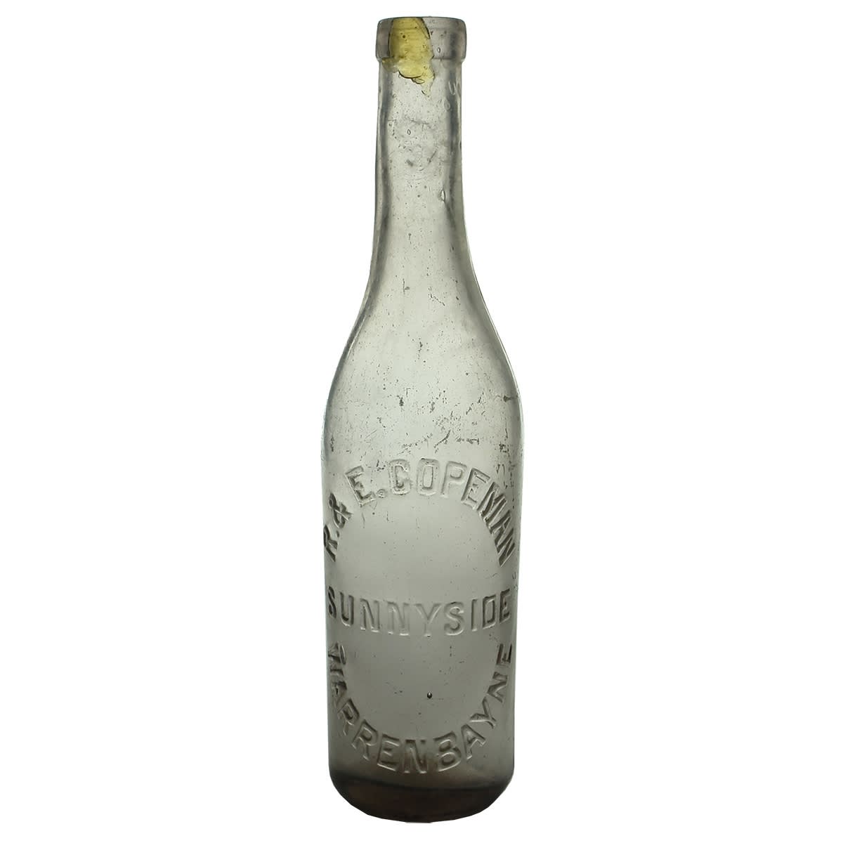 Tomato Sauce. R. & E. Copeman, Sunnyside, Warrenbayne. Sun Coloured Amethyst. 13 oz. (Victoria)