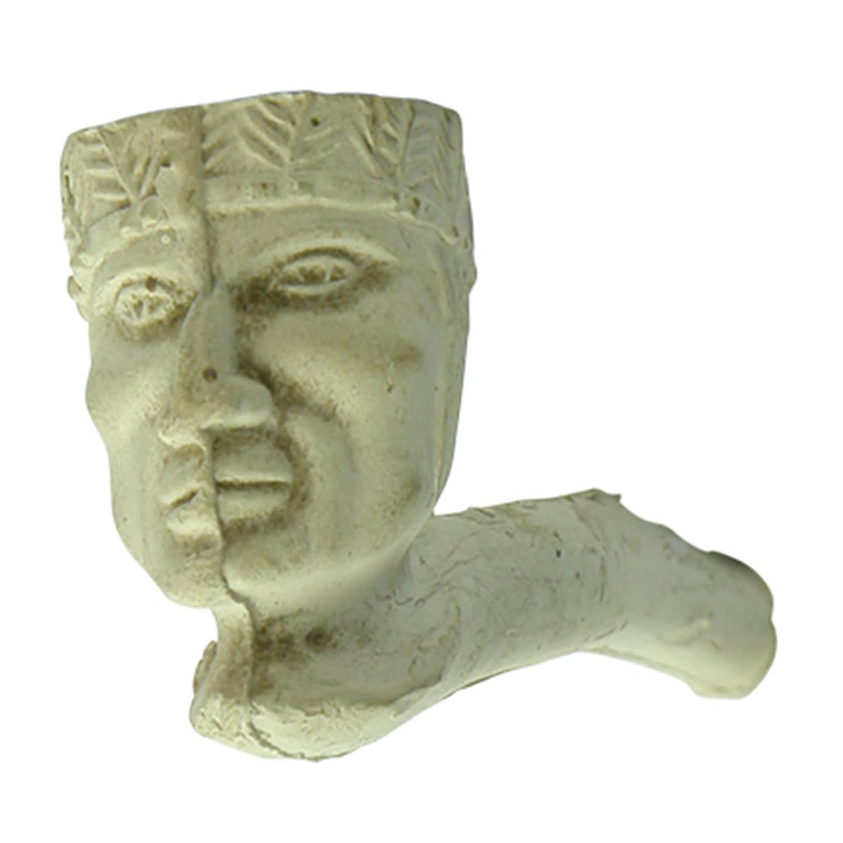 Tobacciana. Roman Head Figural Tobacco Pipe.