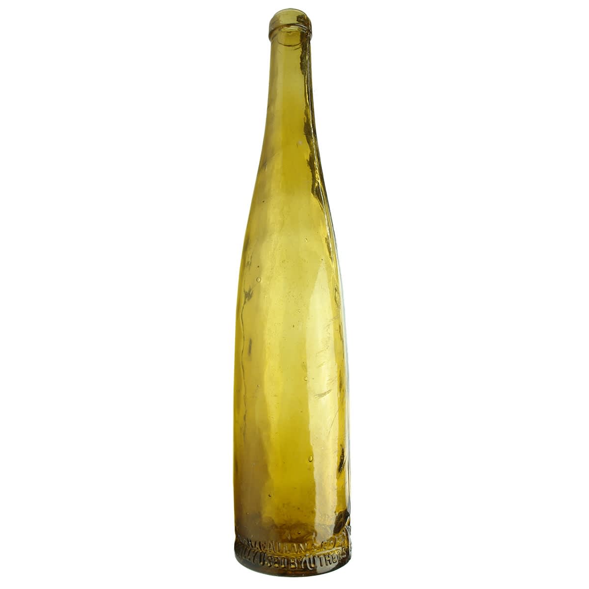 Wine. Mackenzie Allan & Co Pty Ltd, Melbourne. Honey Amber. 26 oz. (Victoria)