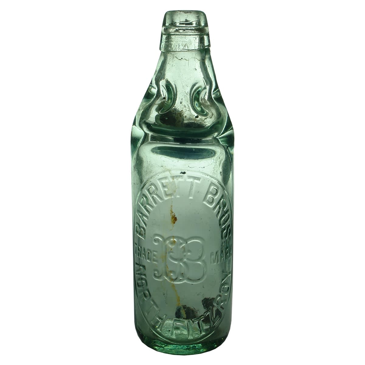 Codd. Barrett Bros., North Fitzroy. Dobson. Aqua. 10 oz. (Victoria)