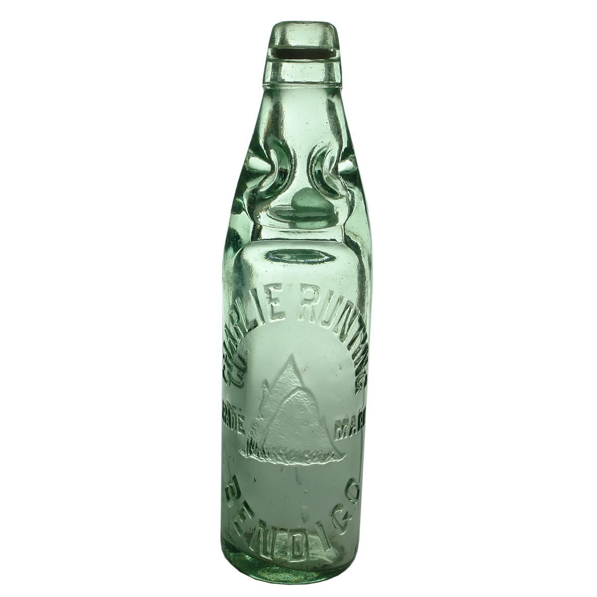 Codd. Charlie Runting, Bendigo. Volcano/Mountain. Dobson. Aqua. 10 oz. (Victoria)