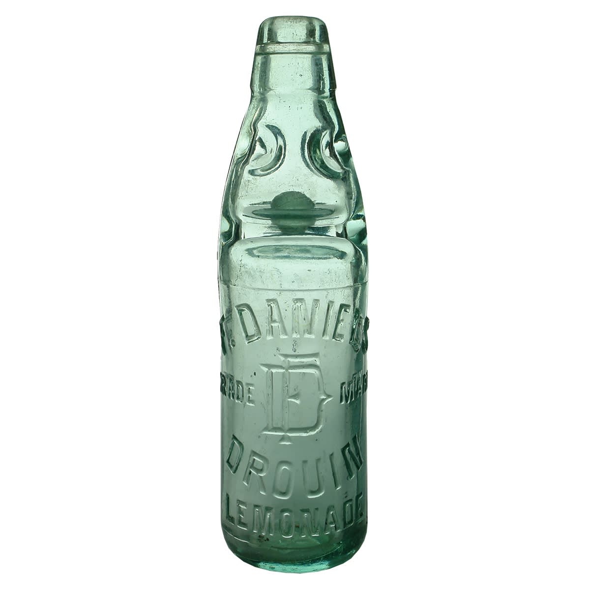 Codd. F. Daniels, Drouin. Monogram. Lemonade. Aqua. 10 oz. (Gippsland, Victoria)