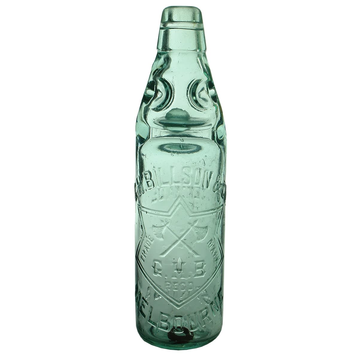 Codd. G. H. Billson & Co., Melbourne. Dobson. Aqua. 10 oz. (Victoria)