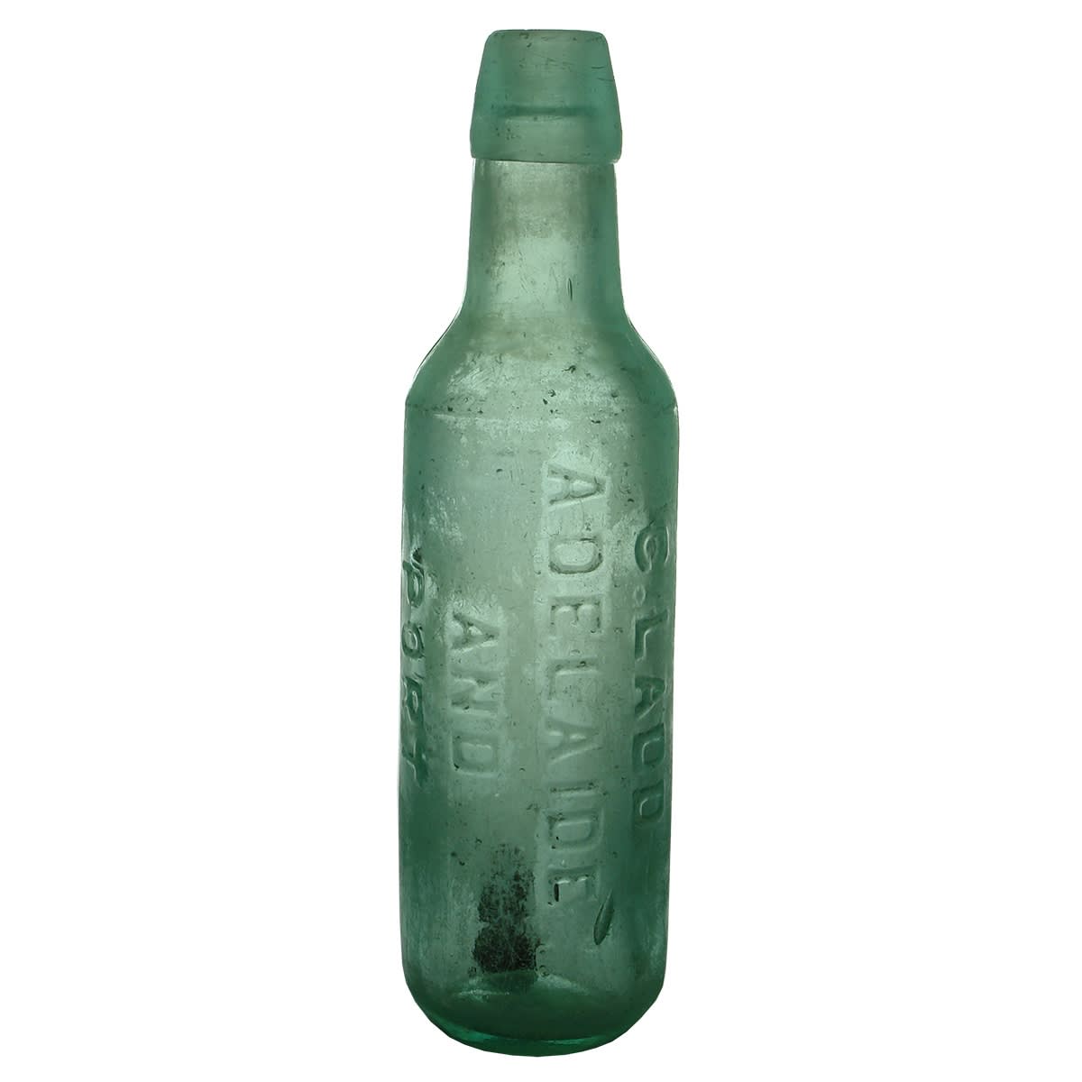 Lamont. C. Ladd, Adelaide and Port. Lumb, Castleford. Aqua. 10 oz. (South Australia)