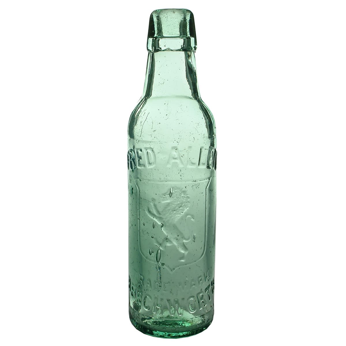 Lamont. Fred Allen, Beechworth. Aqua. 10 oz. (Victoria)