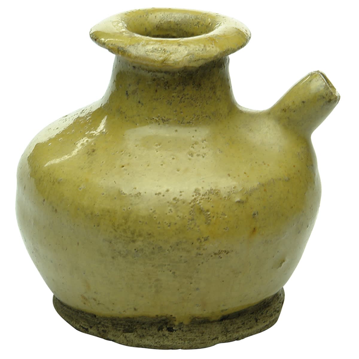 Chinese. Small mustard coloured soy sauce. 68 mm. (China)